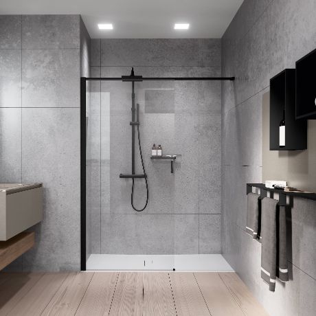Docce walk-in - Kuadra HN Frame
