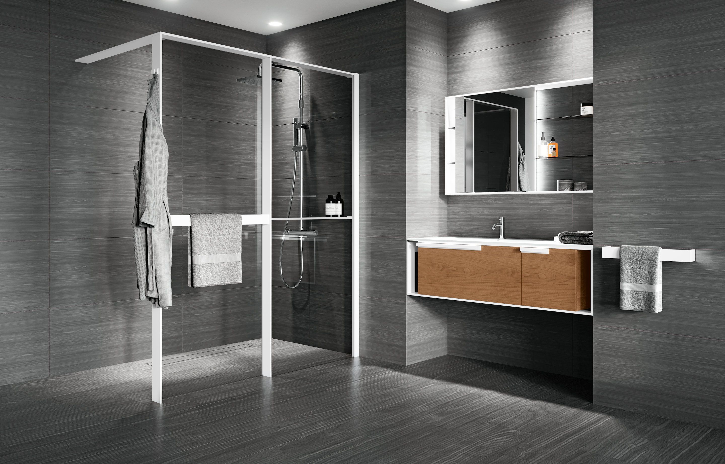 Docce walk-in - Kuadra HWZ2 Frame