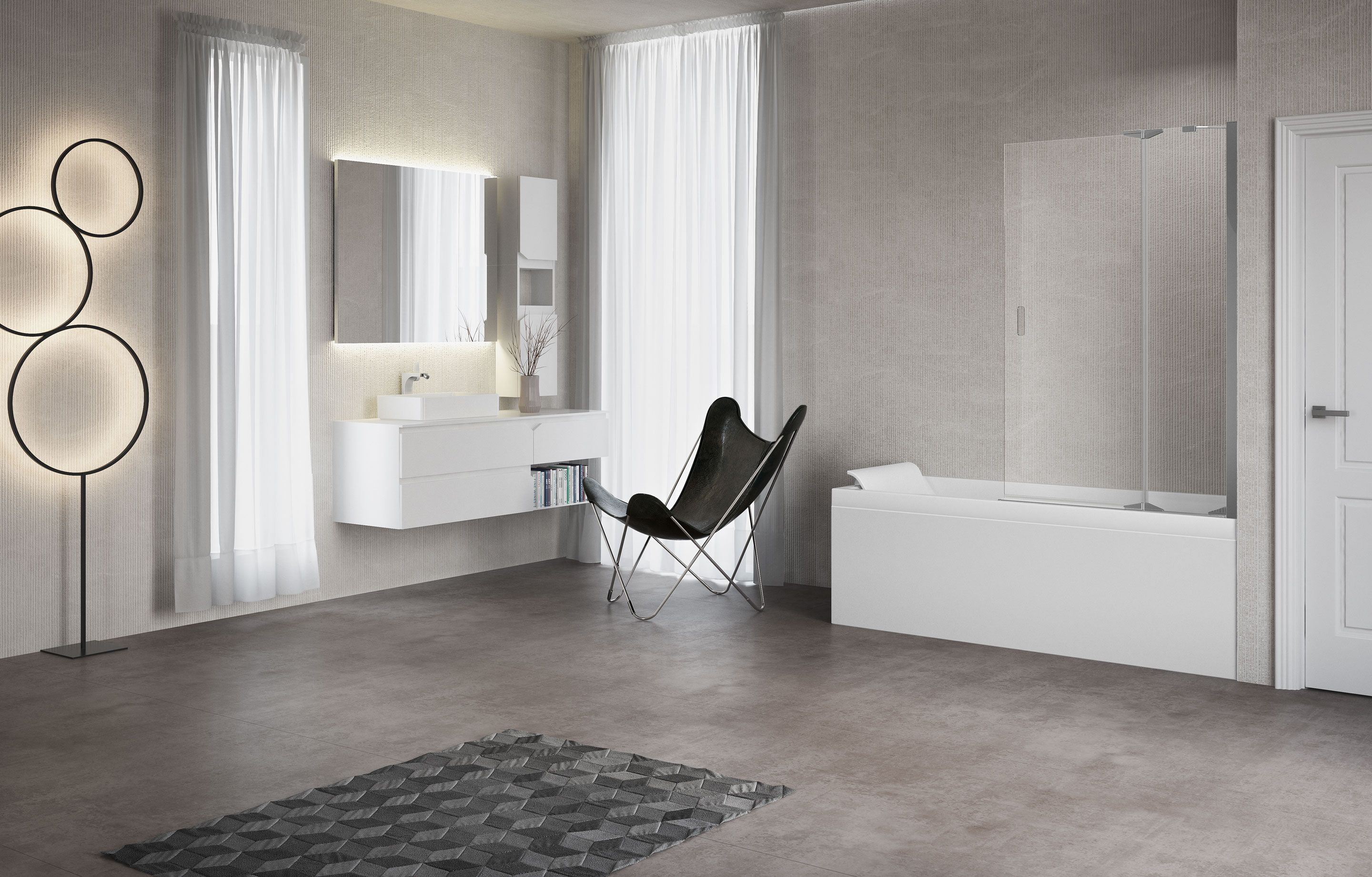 Sopravasca da bagno - Kuadra 3V