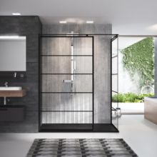 Docce walk-in - Kuadra H Stripes